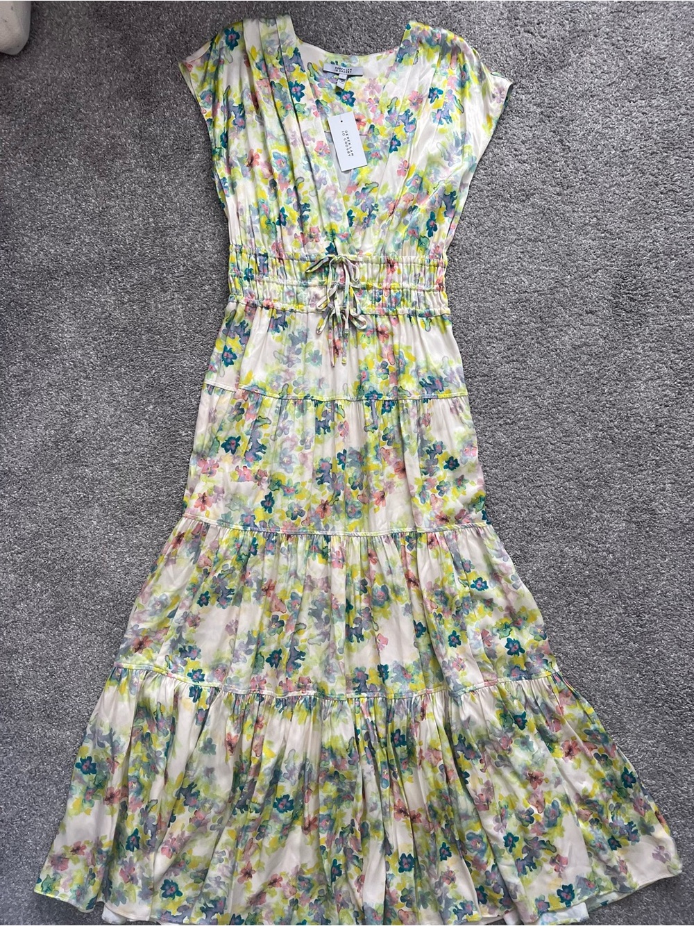 Derek Lam 10 Crosby Fatima Floral Midi Dress NWT - Picture 12 of 12
